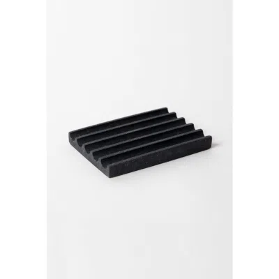 Pretti.cool Soap Dish In Black Terrazzo