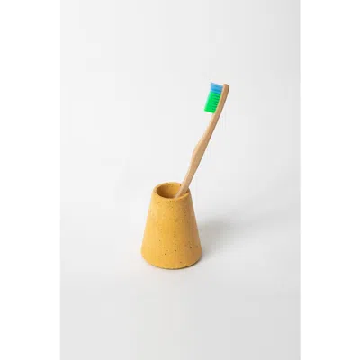 Pretti.cool Toothbrush Holder In Marigold Terrazzo