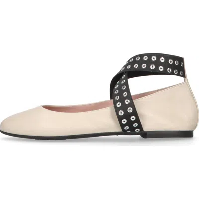 Pretty Ballerinas Ankle Strap Ballet Flat In Neutral