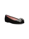 Pretty Ballerinas Bow-detailing Ballerinas In Black