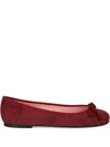 Pretty Ballerinas Rosario Bow-detail Round-toe Ballet Flats In Multi