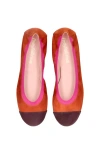 Pretty Ballerinas Round Toe Elasticated Ballet Flat In Multi