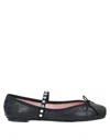 Pretty Ballerinas Ballet Flats In Black