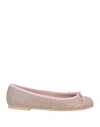 Pretty Ballerinas Woman Ballet Flats Light Pink Size 8 Textile Fibers
