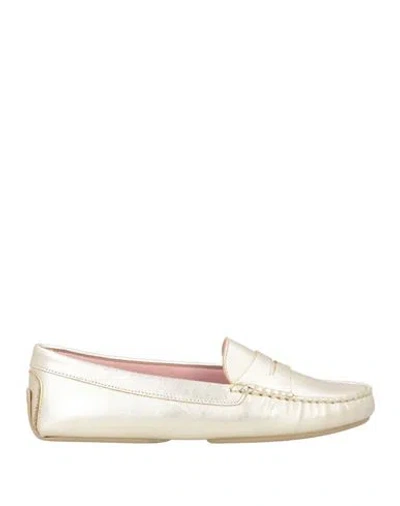 Pretty Ballerinas Woman Loafers Platinum Size 7.5 Leather In Grey