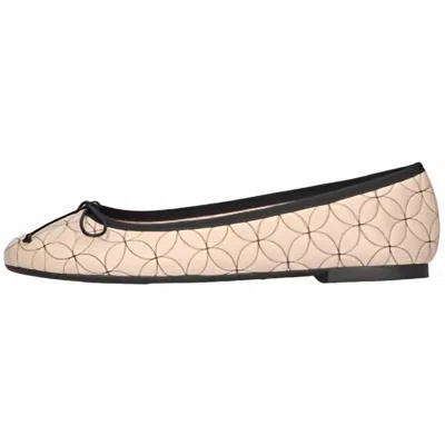 Pretty Ballerinas Women's Nicole Ballet Flats In Light Natural In Multi