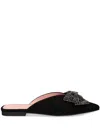 Pretty Ballerinas Yvette Mules In Black