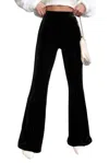 Pretty Bash High Waist Flare Pants In Black In Black