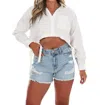 Pretty Follies Top Priority Crop Top In White In White