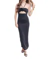 Pretty Garbage Bring Me Roses Maxi Dress In Black In Black