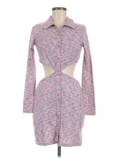 Pre-owned Pretty Garbage Casual Dress In Purple