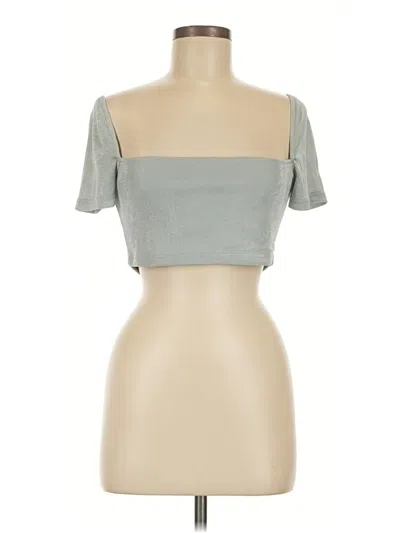 Pre-owned Pretty Garbage Short Sleeve T-shirt In Silver