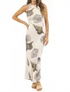 Pretty Garbage So Shell Maxi Dress In White In White