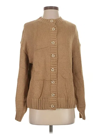 Pre-owned Pretty Garden Cardigan Sweater In Brown