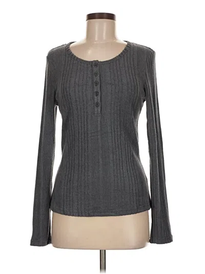 Pretty Garden Cardigan Sweater In Gray