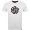 Pretty Green 15th Anniversary Logo T Shirt White In White