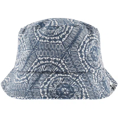 Pretty Green Anaheim Geo Print Bucket Hat Navy In Gray