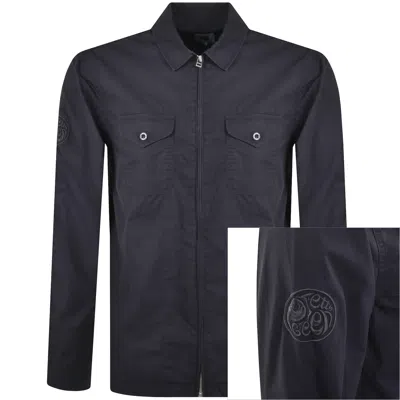 Pretty Green Armstrong Overshirt Navy