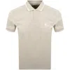 Pretty Green Barton Polo T Shirt Grey Stone In Gray