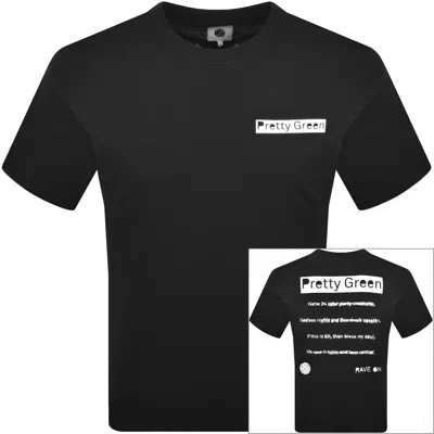 Pretty Green Boardwalk T Shirt Black