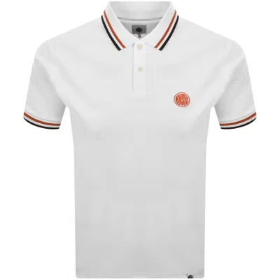 Pretty Green Brockwell Polo T Shirt White In Multi