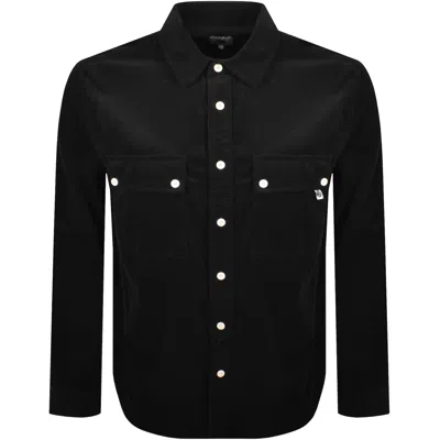Pretty Green Campbell Corduroy Shirt Black