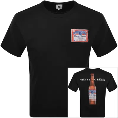 Pretty Green Cold One T Shirt Black