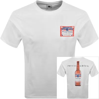 Pretty Green Cold One T Shirt White