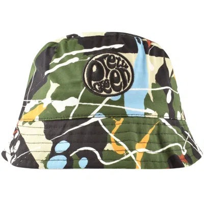 Pretty Green Convergence Bucket Hat Multi