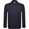 Pretty Green Didsbury Overshirt Navy In Navy