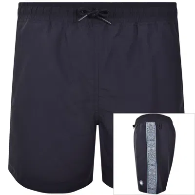 Pretty Green Eclipse Swim Shorts Navy