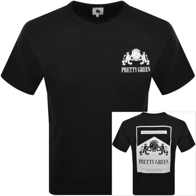 Pretty Green Ember T Shirt Black