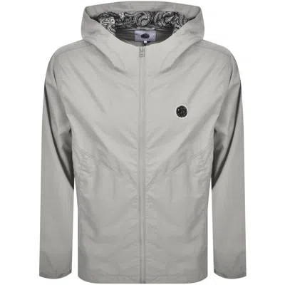 Pretty Green Feltham Hooded Jack In Grey