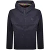 Pretty Green Feltham Hooded Jacket Navy In Gold