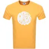 PRETTY GREEN PRETTY GREEN GILLESPIE LOGO T SHIRT YELLOW