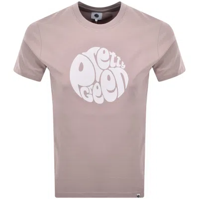 Pretty Green Gillespie T Shirt Pink