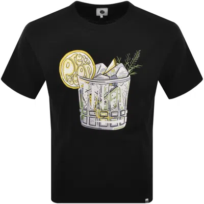 Pretty Green Gin And Tonic T Shirt Black