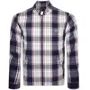 Pretty Green Harrington Overshirt Navy In Navy