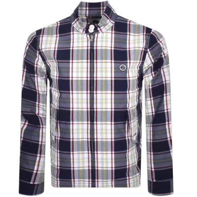 Pretty Green Harrington Overshirt Navy