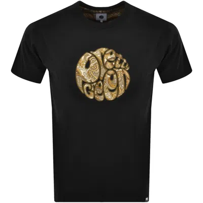 Pretty Green Hermosa Paisley T Shirt Black