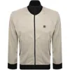 Pretty Green Highbank Track Top Beige In Neutral