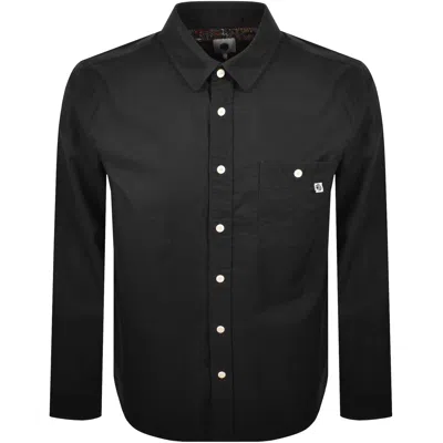 PRETTY GREEN PRETTY GREEN HOUSE OXFORD SHIRT BLACK