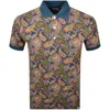 Pretty Green House Paisley Polo T Shirt Multi In Multi