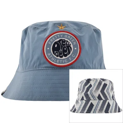 Pretty Green Kingsleigh Bucket Hat Blue
