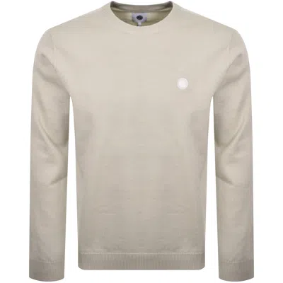 Pretty Green Knit Jumper Beige In Neutral