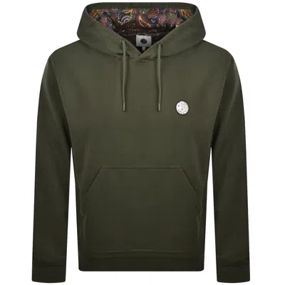 Pretty Green Logo Hoodie Green