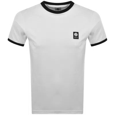 Pretty Green Melrose Ringer T Shirt White