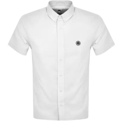Pretty Green Oxford Short Sleeve Shirt White