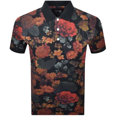 Pretty Green Prestleigh Floral Polo T Shirt Multi