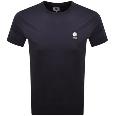 Pretty Green Sinclair T Shirt Navy In Black